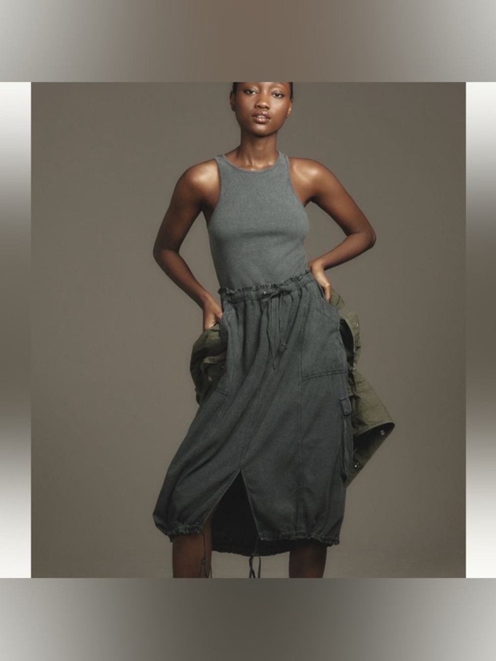 Anthropologie Daily Practice Be Bold Twofer Dress